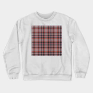 Red, Grays, and Black Plaid Crewneck Sweatshirt